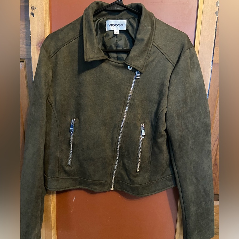 Vigoss jacket cross-body zip